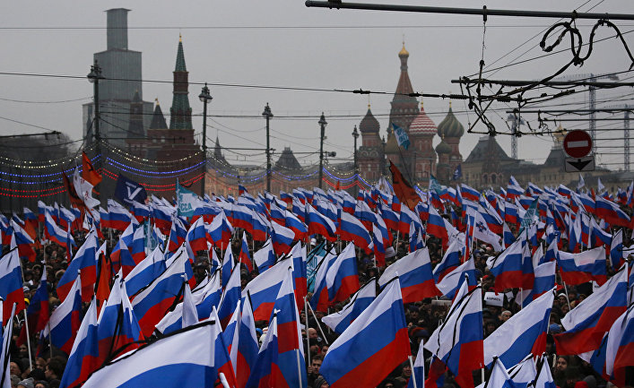 Марш памяти Бориса Немцова в Москве