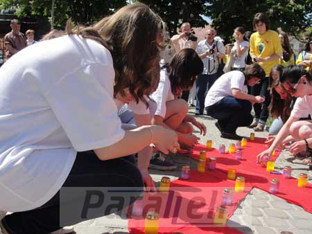 Івано-Франківський Карітас вшанував пам'ять померлих від СНІДу