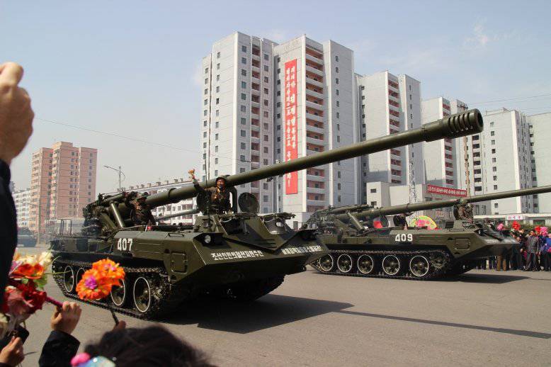 Военный парад в Пхеньяне