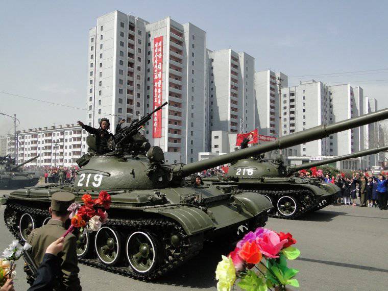 Военный парад в Пхеньяне