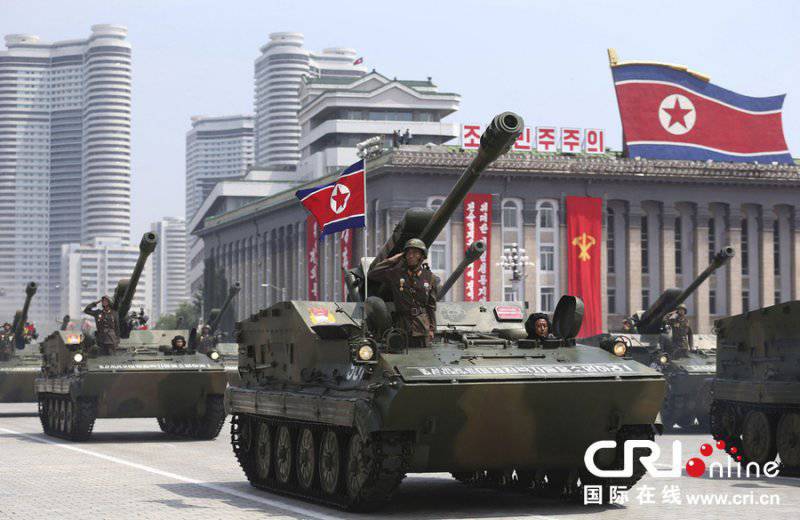 Военный парад в Пхеньяне