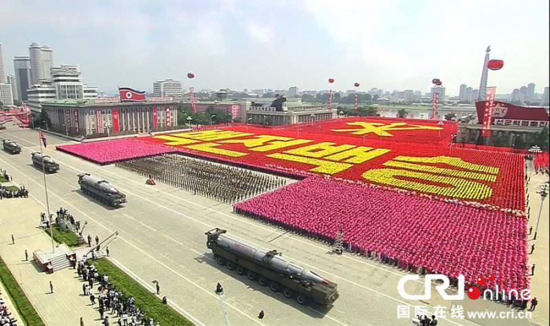 Военный парад в Пхеньяне