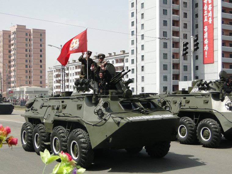 Военный парад в Пхеньяне