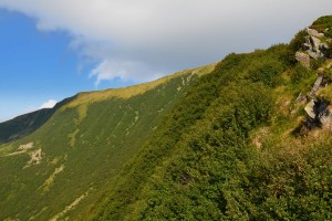 Стрімкі схили вершини Котел, Свидовець