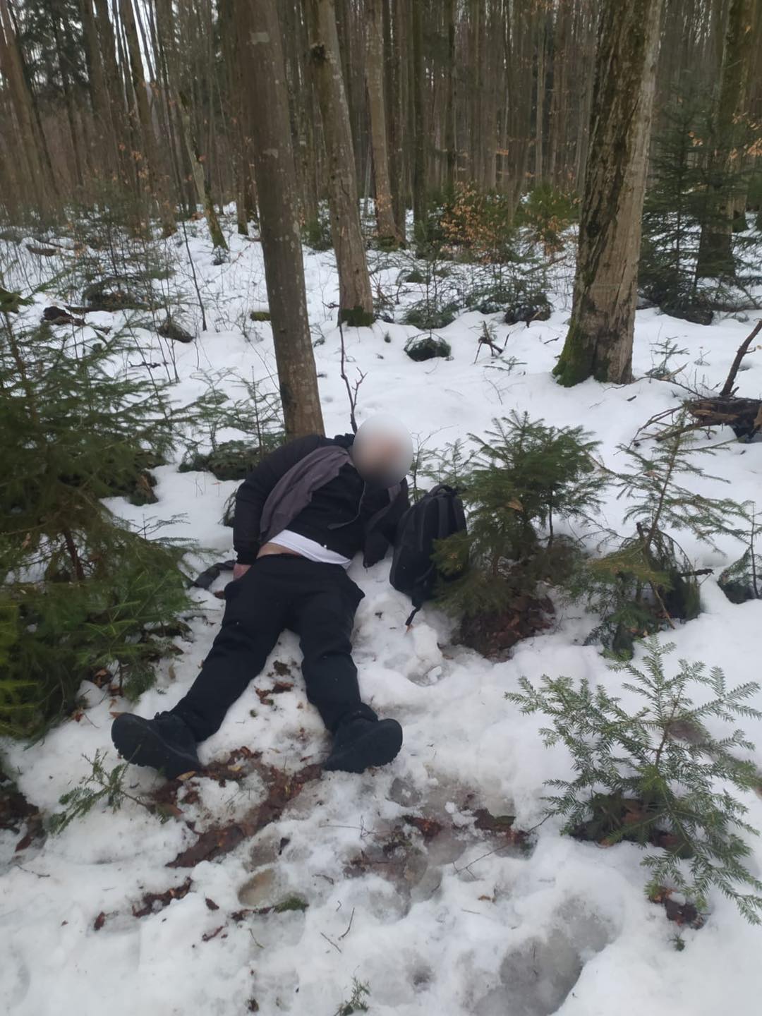 фото: виявлене тіло