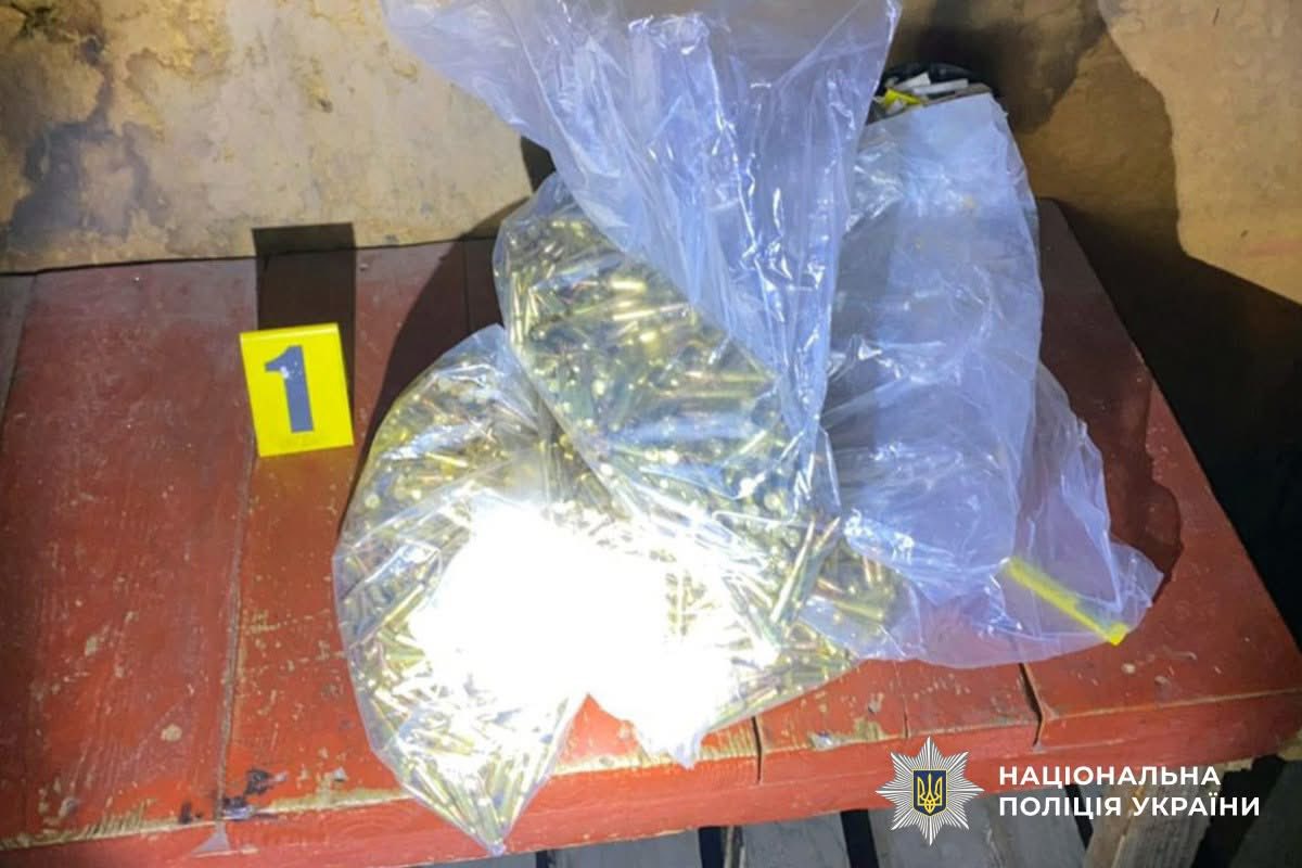 фото: вилучені боєприпаси