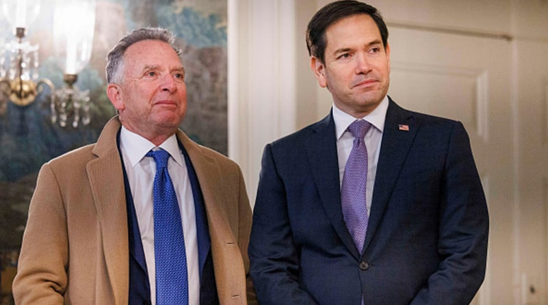 «Ріелтор» Стів Віткоф (зліва) і Держсекретар США Марко Рубіо